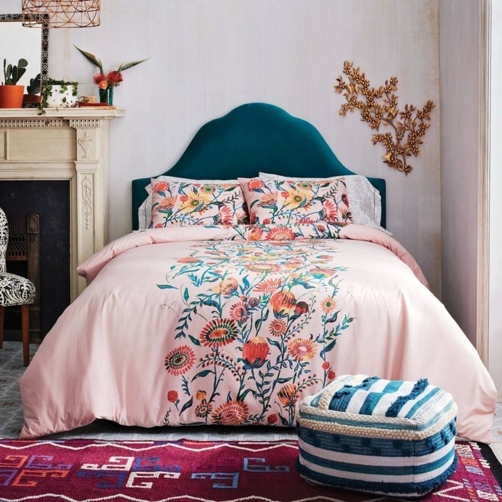 Opalhouse Pink and Blue Floral Duvet Cover Set